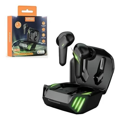 Fone De Ouvido 775 Sem Fio Bluetooth Gamer Qualidade Kaidi Cor Preto - ENVIO IMEDIATO