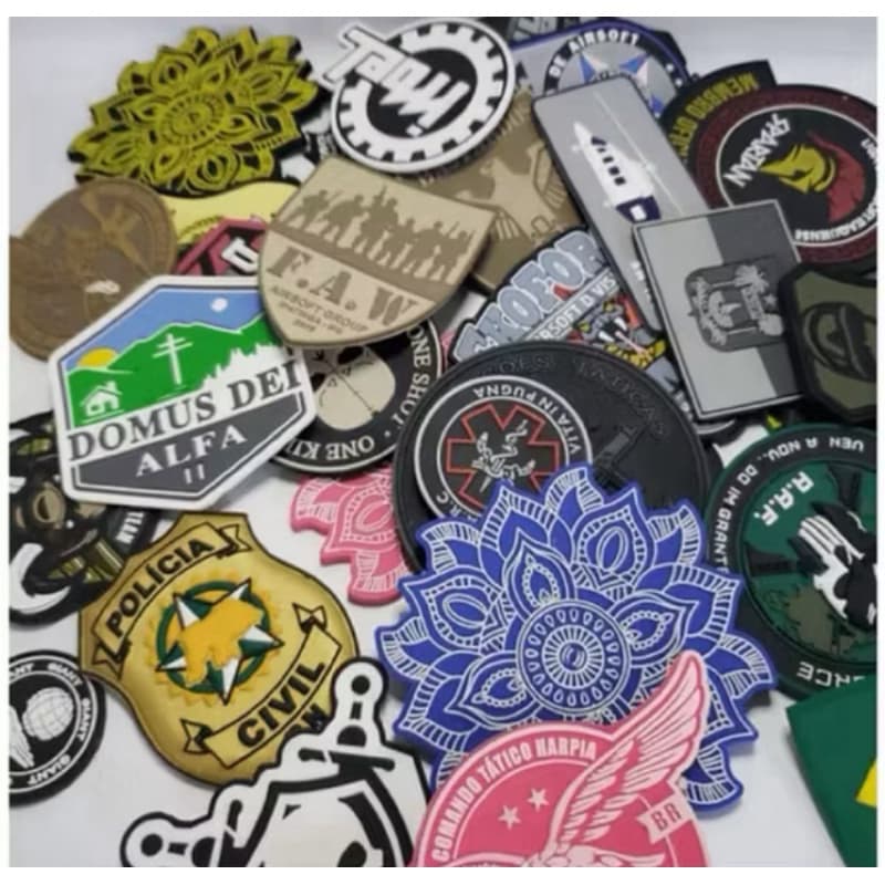 Kit C/50 Patch Termocolante  Bordado Personalizado Por Você Até 10 cm