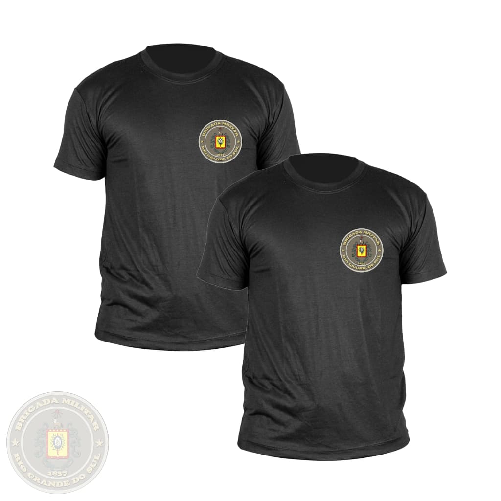 KIT 2 Camiseta Brigada BM RS Malha PV Rio Grande Do Sul PM