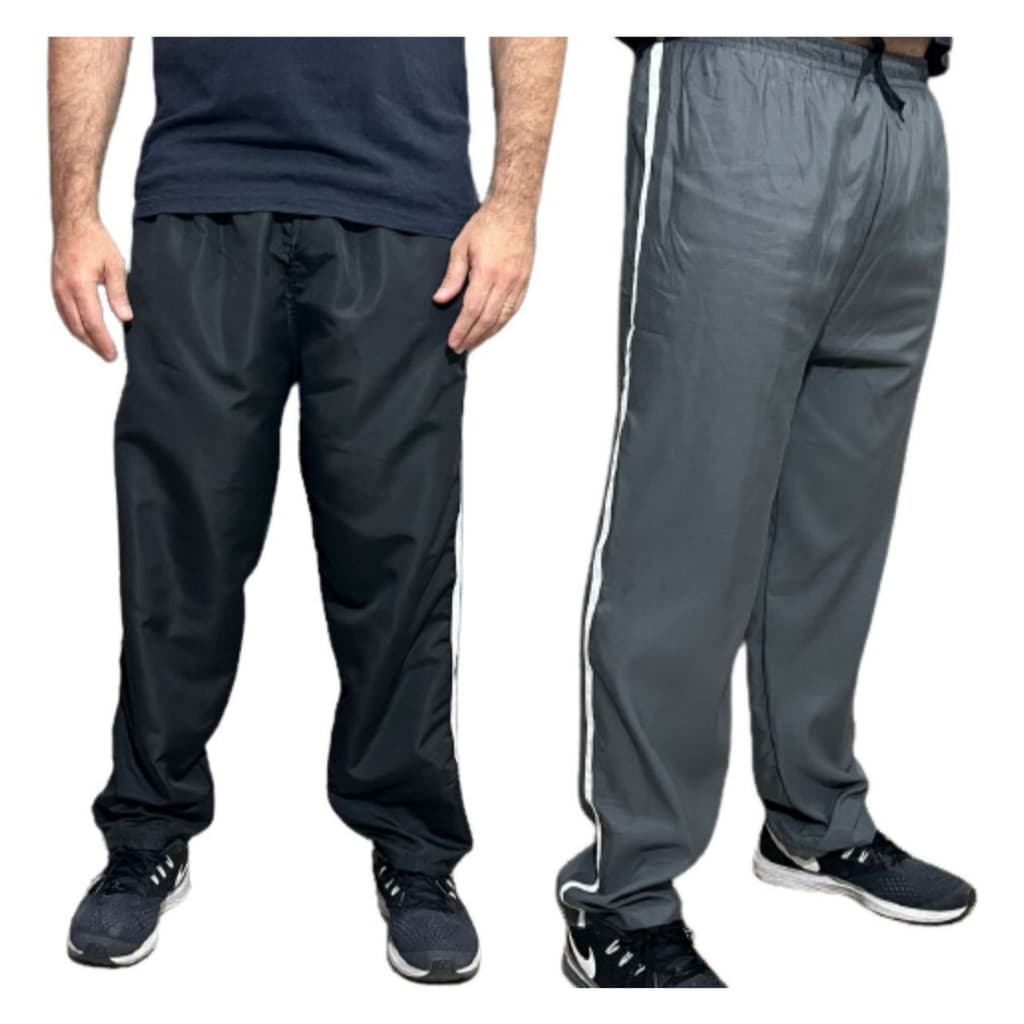 Kit 2 Calças Masculinas de Tactel – Conforto e Estilo em Dobro