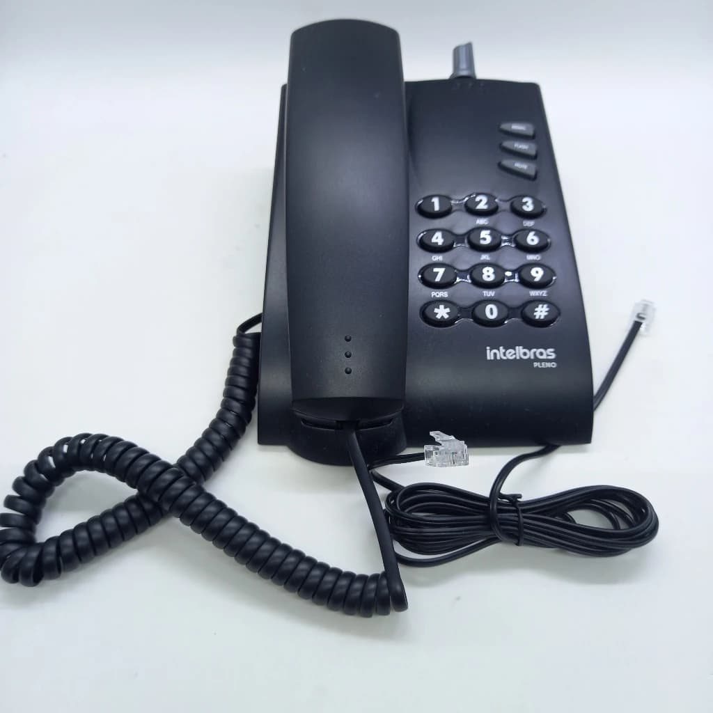 Telefone Para Idosos e Deficientes Auditivos Com Fio Intelbras Pleno Amplificado SEMI NOVO