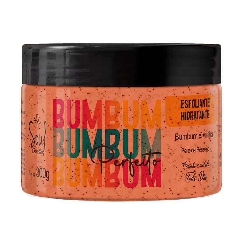 ESFOLIANTE HIDRATANTE BUMBUM PERFEITO 300g - SOUL COSMETICOS