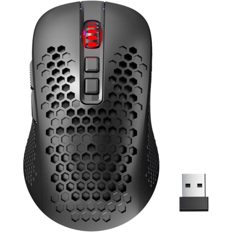 Mouse Gamer Redragon Hana RGB Preto 7200 DPI Sensor PAW3104