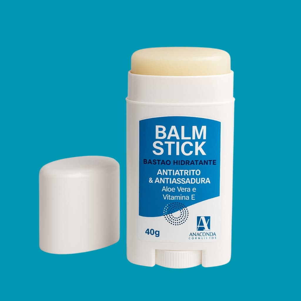 Balm Stick Bastão Hidratante Anti Atrito e Antiassadura Corrida Atleta