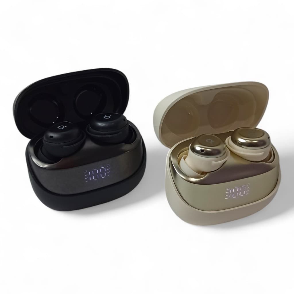 Fone de Ouvido Bluetooth Sem Fio A’Gold FN-B40 TWS 5.4 LED Touch com Microfone IPX4
