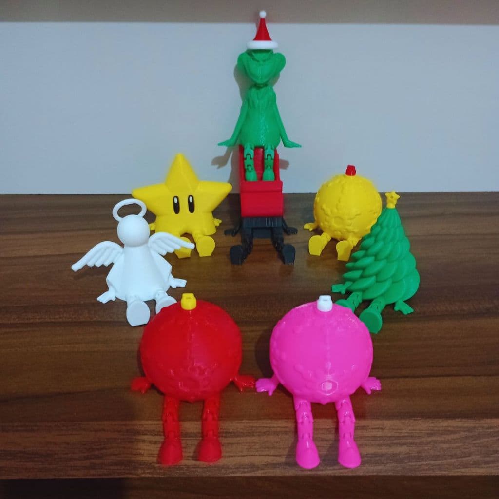 Enfeites de Natal Criativos e Decorativos 3D, Decoração Natalina, Presentes e Lembrancinhas de natal