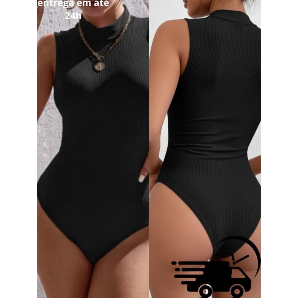 Kit 4 Body Feminino Clássico Azul – Simples, Chic e Perfeito para Qualquer Momento
