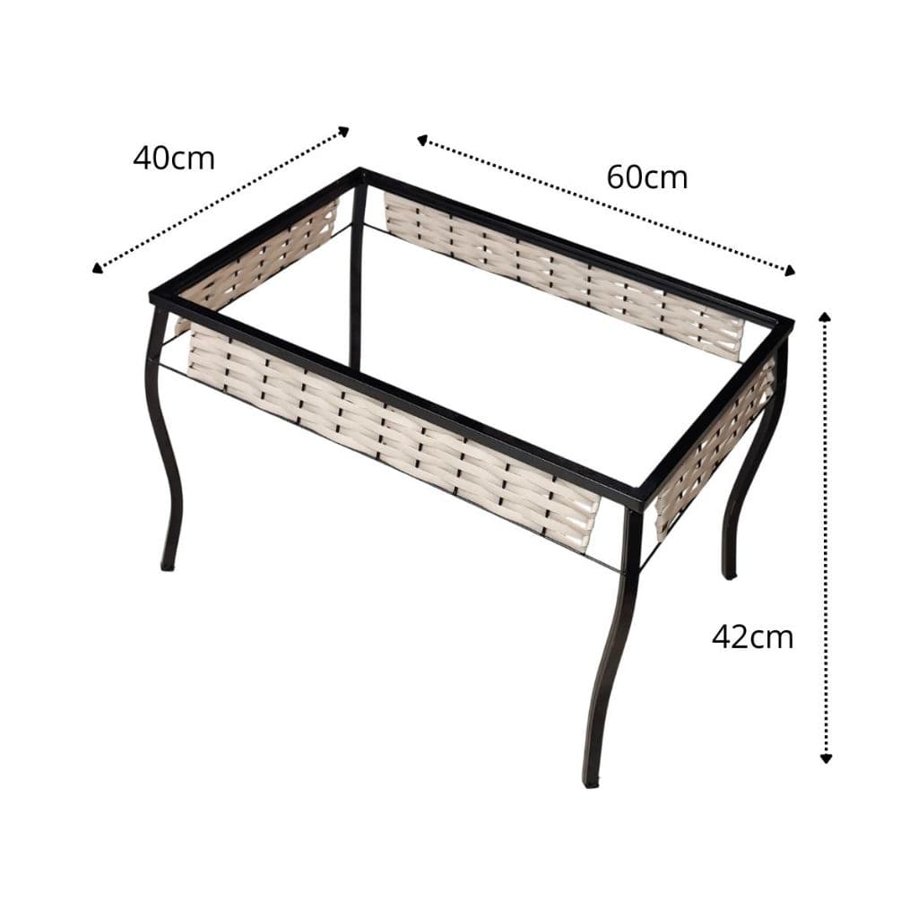 Estrutura para Mesa de Vidro MDF Madeira Mármore Vip Designer Alta Resistência Base de Mesa