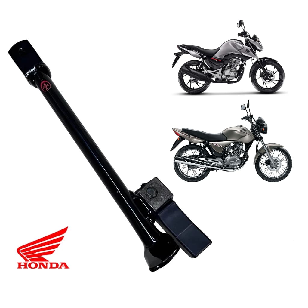 Cavalete Lateral Descanso Com Borracha Pezinho Cg Titan Fan Start 125 150 160