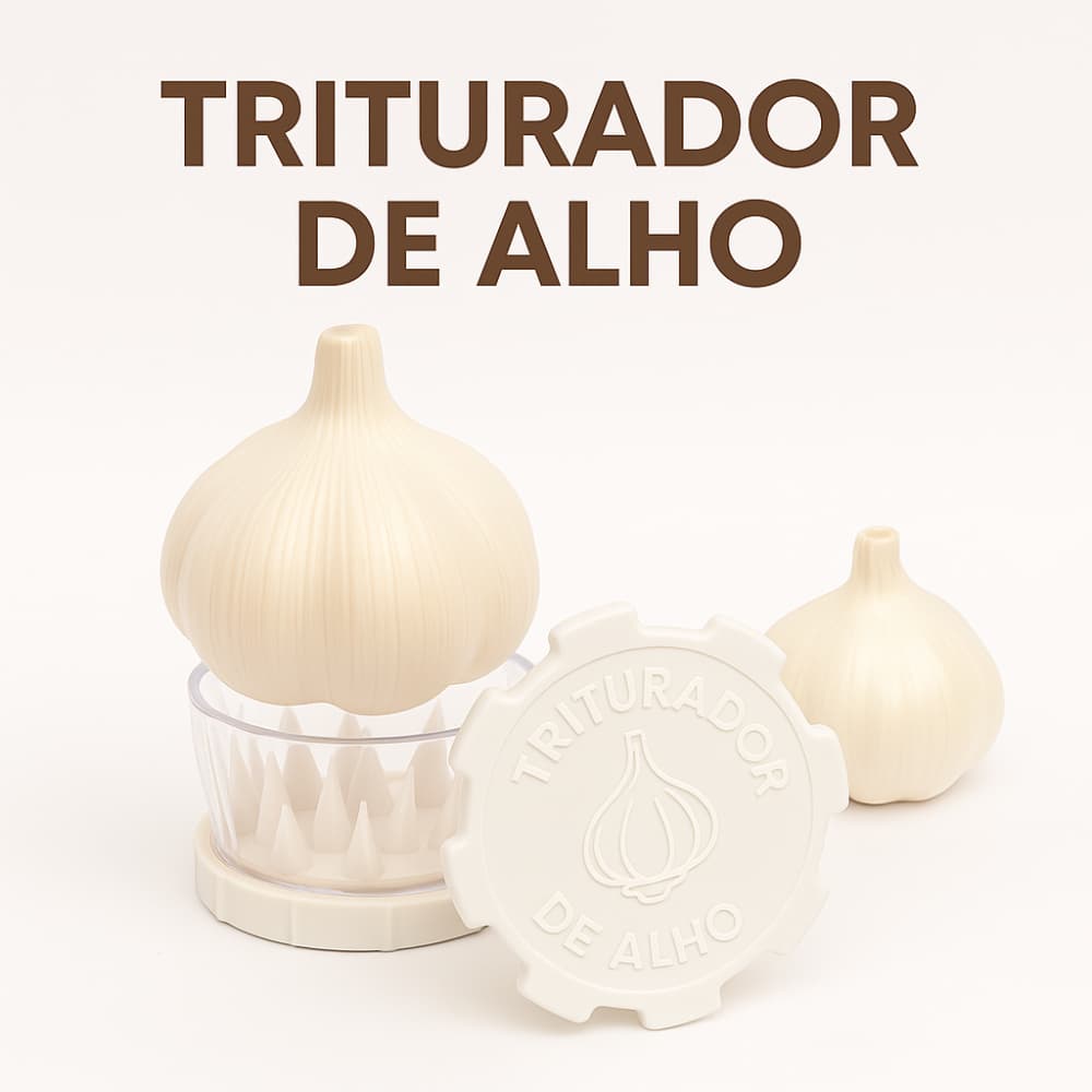 Amassador de Alho Manual Triturador Prático Fácil de Limpar e Durável