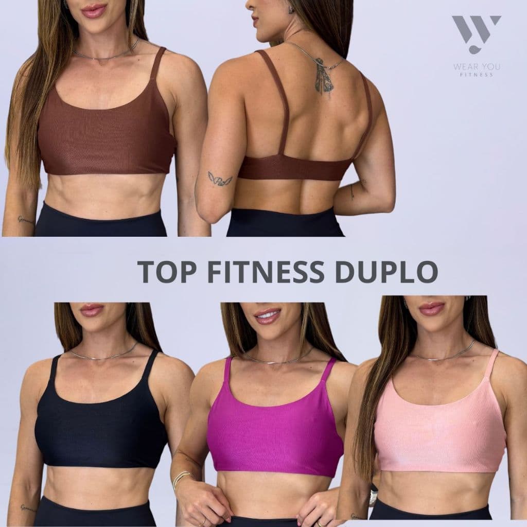 Top Academia Fitness Duplo Entrada Para Bojo P M G Alça Com Elástico Para Academia Corrida Beach Cross Futevolei