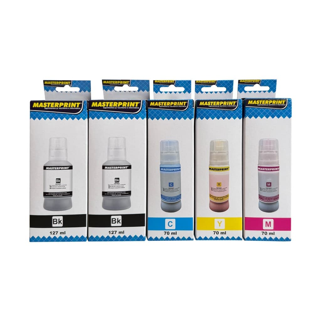 Refil de tinta Masterprint compatível L3110 L3150 L3210 L3250 L4150 L4160 L5190 L6161