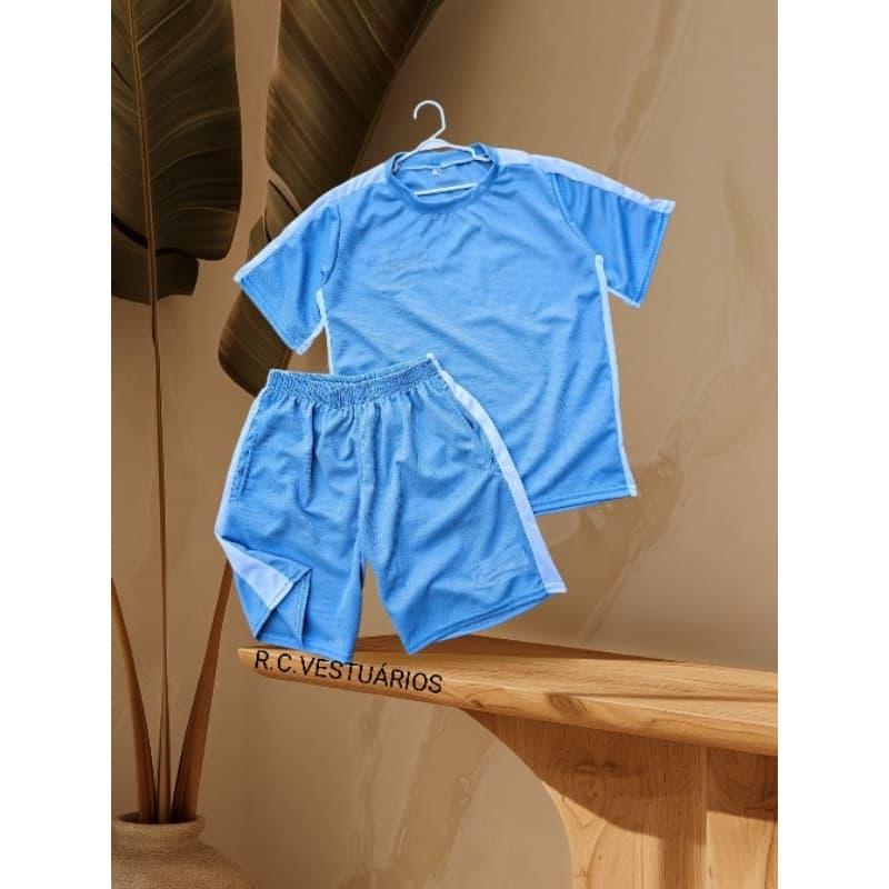 Conjunto Juvenil Masculino > Dry-Fit Manga Curta.