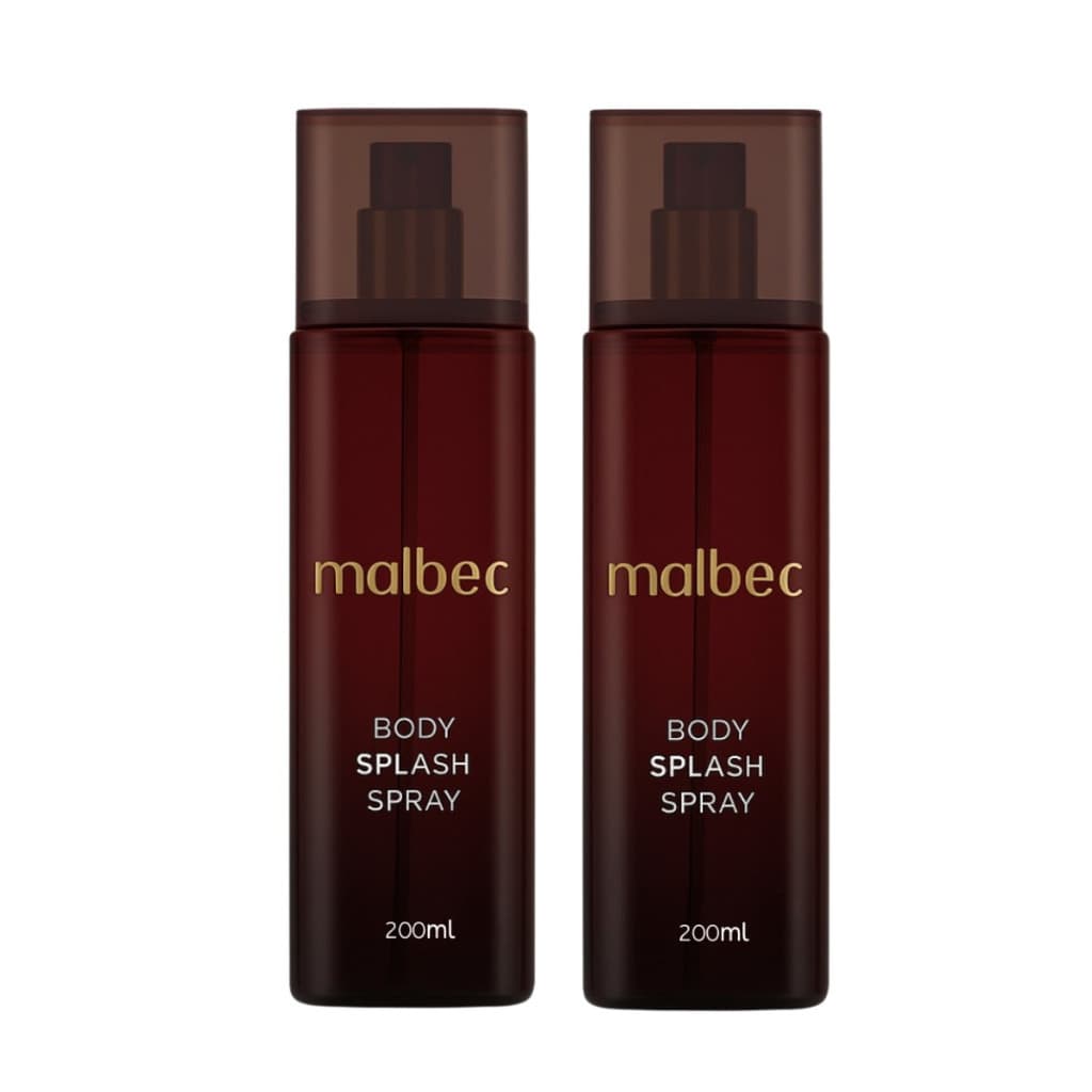 Kit 2 Body Splash Malbec Tradicional Masculino - 200ml