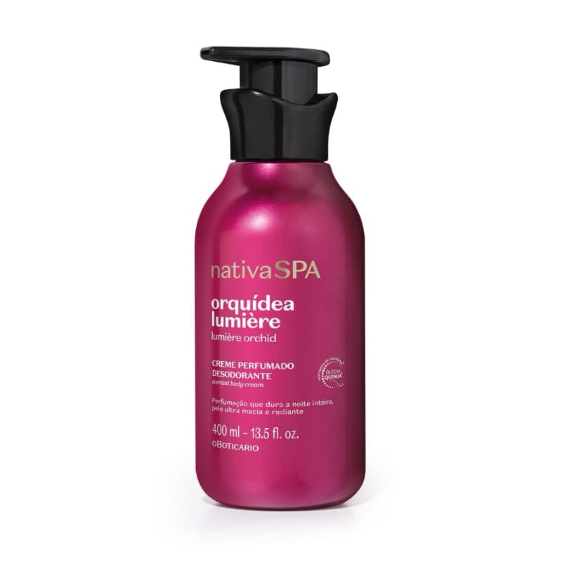 Creme Hidratante Desodorante Nativa SPA Orquidea Lumière 400ml O Boticário