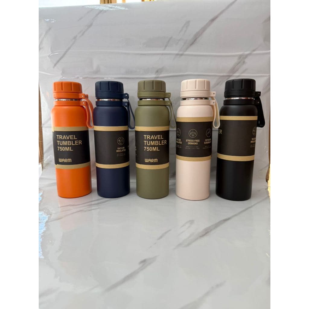Garrafa Termica 550ml/750ml em Aço Lnoxidavel Modelo Travel a vacuo Esportes Ao Ar Lirre Montanhismo Apti...