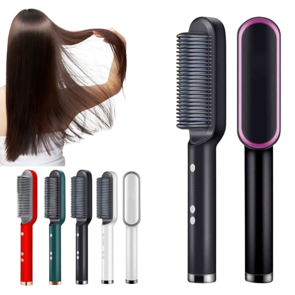 Escova Elétrica 3 em 1 Ideal Para Todos os Tipos de Cabelo