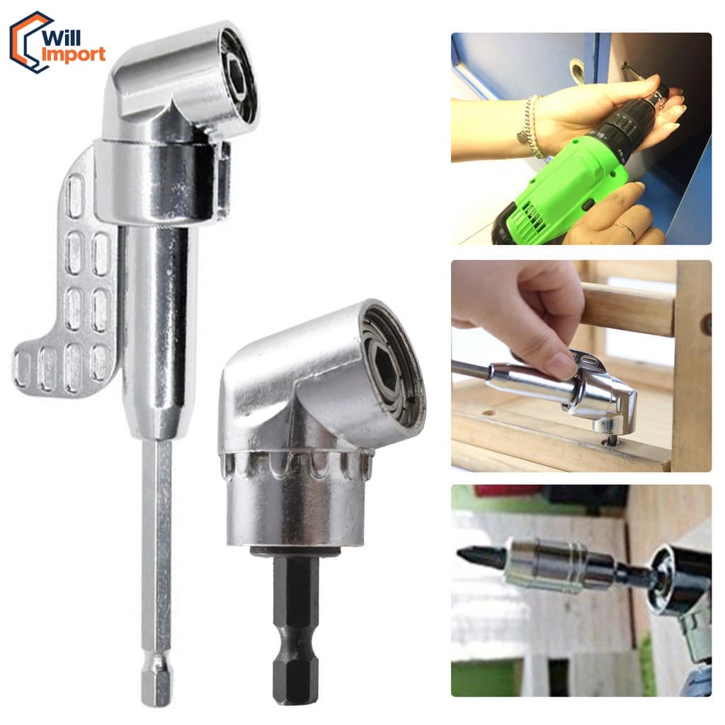 Adaptador Angular Longo 105° Para Furadeira E Parafusadeira