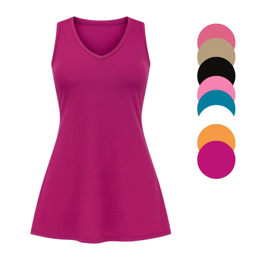 Vestido academia beach tennis padel dry fit poliamida p ao g3