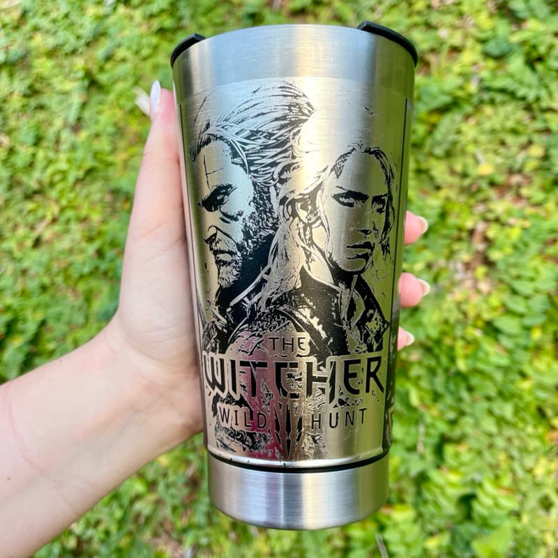 Copo Térmico THE WITCHER 473ml – Personalizado em Gravação 360° a Laser