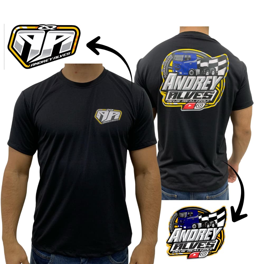 Camiseta Andrey Alves - 100 Algodão - Conforto e Qualidade