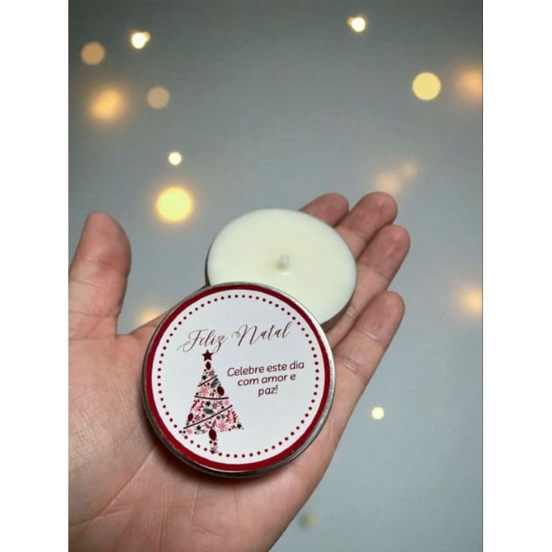 Mini Vela Natalina 20gr 🎄 | Lembrancinha de Natal Aromática | Aromas Natalinos, kit 3un