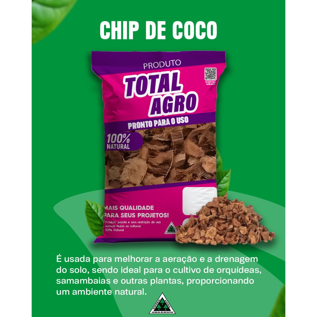 Chip de Coco 5 Litros Total Agro