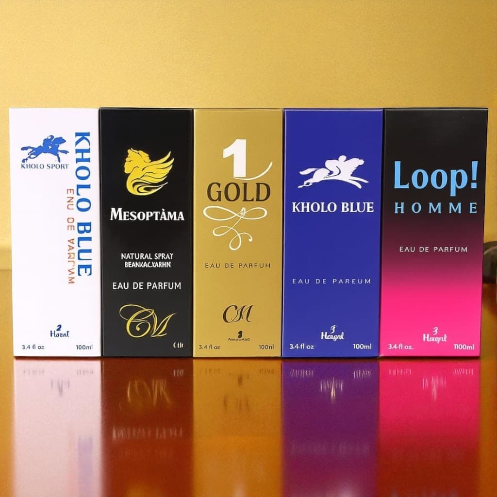 Perfume masculino | kit com 05 unds de 100ml cada | fragrância importada