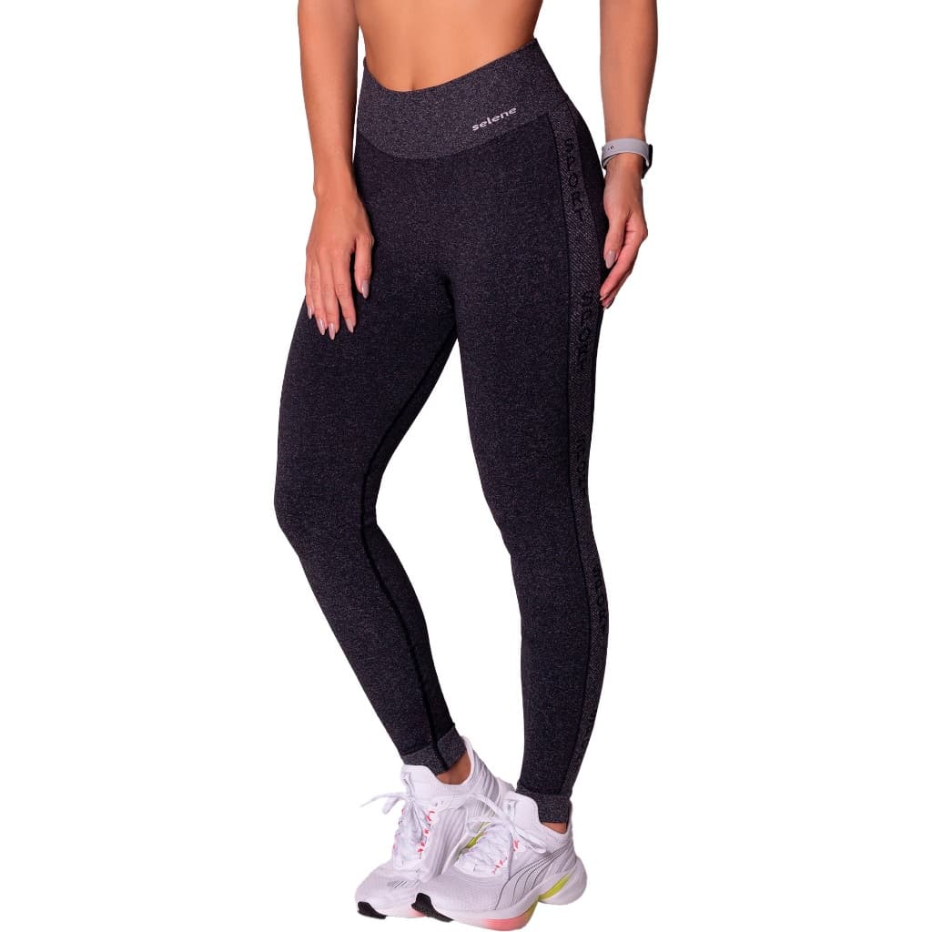 Calça Legging Selene Sem Costura Zero Transparência Fitness Treino Academia