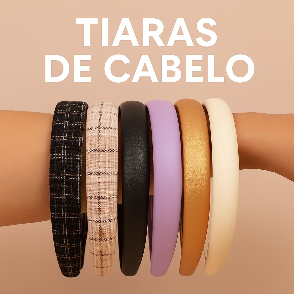 Tiara de Cabelo Estilo Coreano – Larga, Confortável e Fashion
