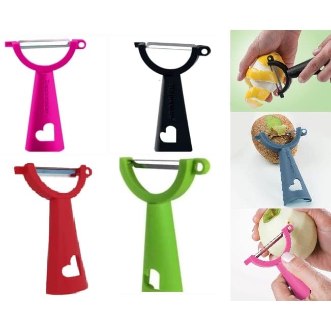 Descascador de Legumes Tupperware Verde, Vermelho, Rosa, Azul e Preto