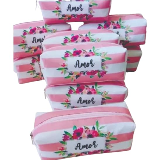 30 Necessaire Box Bolsa Lembraninha Personalizado Estampas Escolha A Sua Estampa
