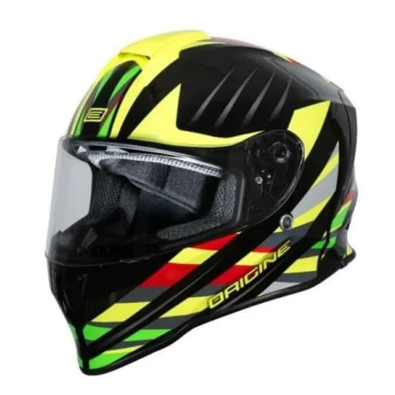 CAPACETE ORIGINE DINAMO FOOLISH PRETO/AMARELO DESIGN MODERNO PROMOÇÃO IMPERDIVEL