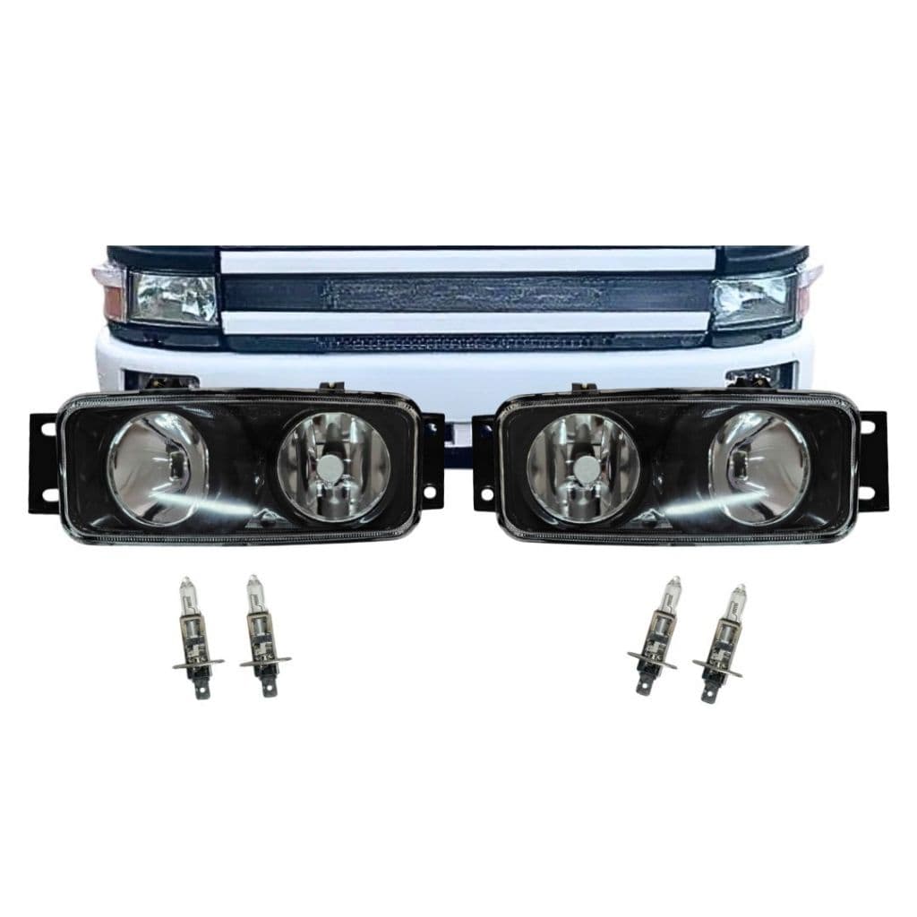 Par Farol Milha Para Scania S4 Serie 4 PGRT Farol Milha Scania Com Lâmpadas Foco Duplo