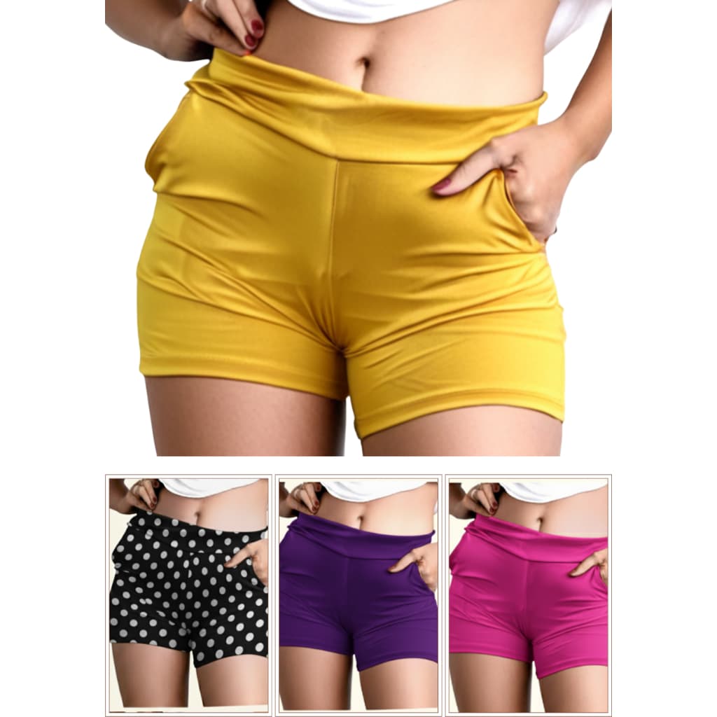 KIT COM 5 SHORTS ESTAMPADOS SORTIDOS P AO GG