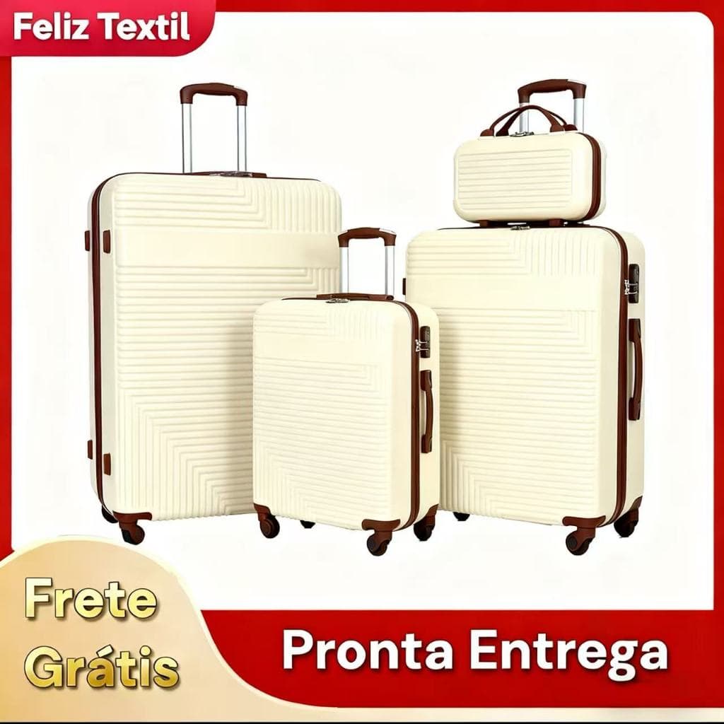 Mala de viagem promoção rodinha 360° tamanhos mala de bordo feliz mala polipropileno Expansivel