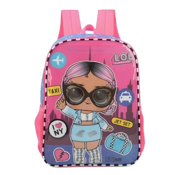 Mochila Infantil Escolar De Costas Omg Lol  Grande Luxcell
