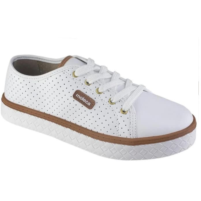 Tênis Moleca Casual Feminino – Clássico, Respirável e Perfeito para o Cotidiano!