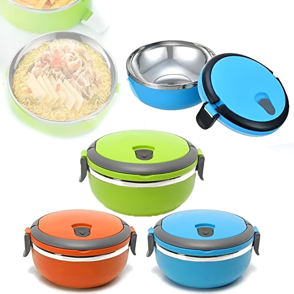 Marmita Inox 600ml com Vedação Hermética – 1 Compartimento | Lunch Box Portátil