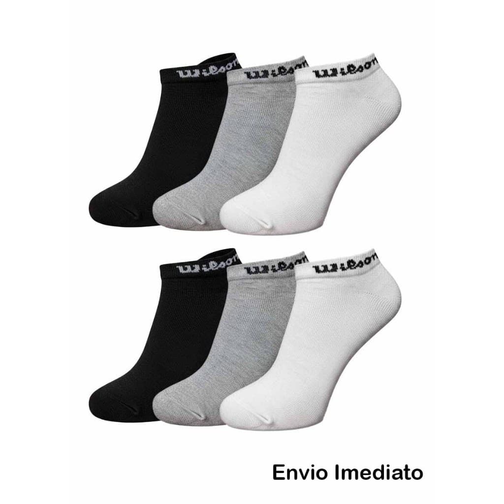 Kit 6 pares de meia Wilson soquete original