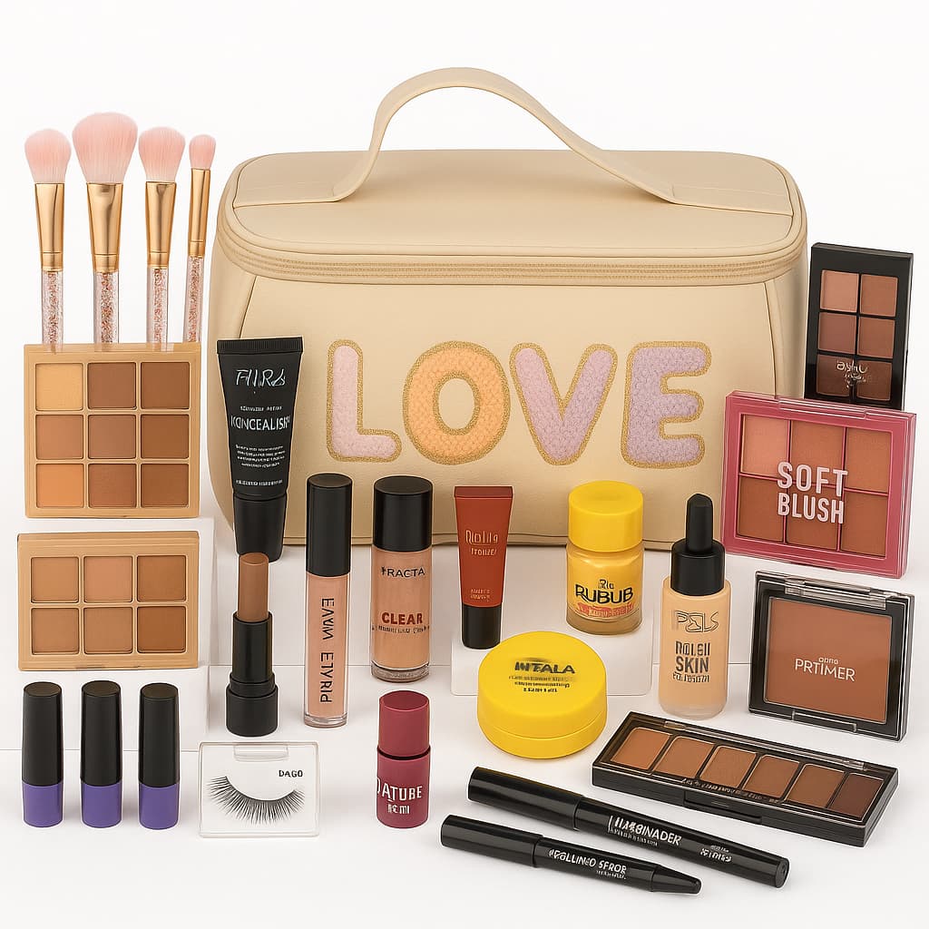 Kit de Maquiagem Completo 30 Itens para Revenda