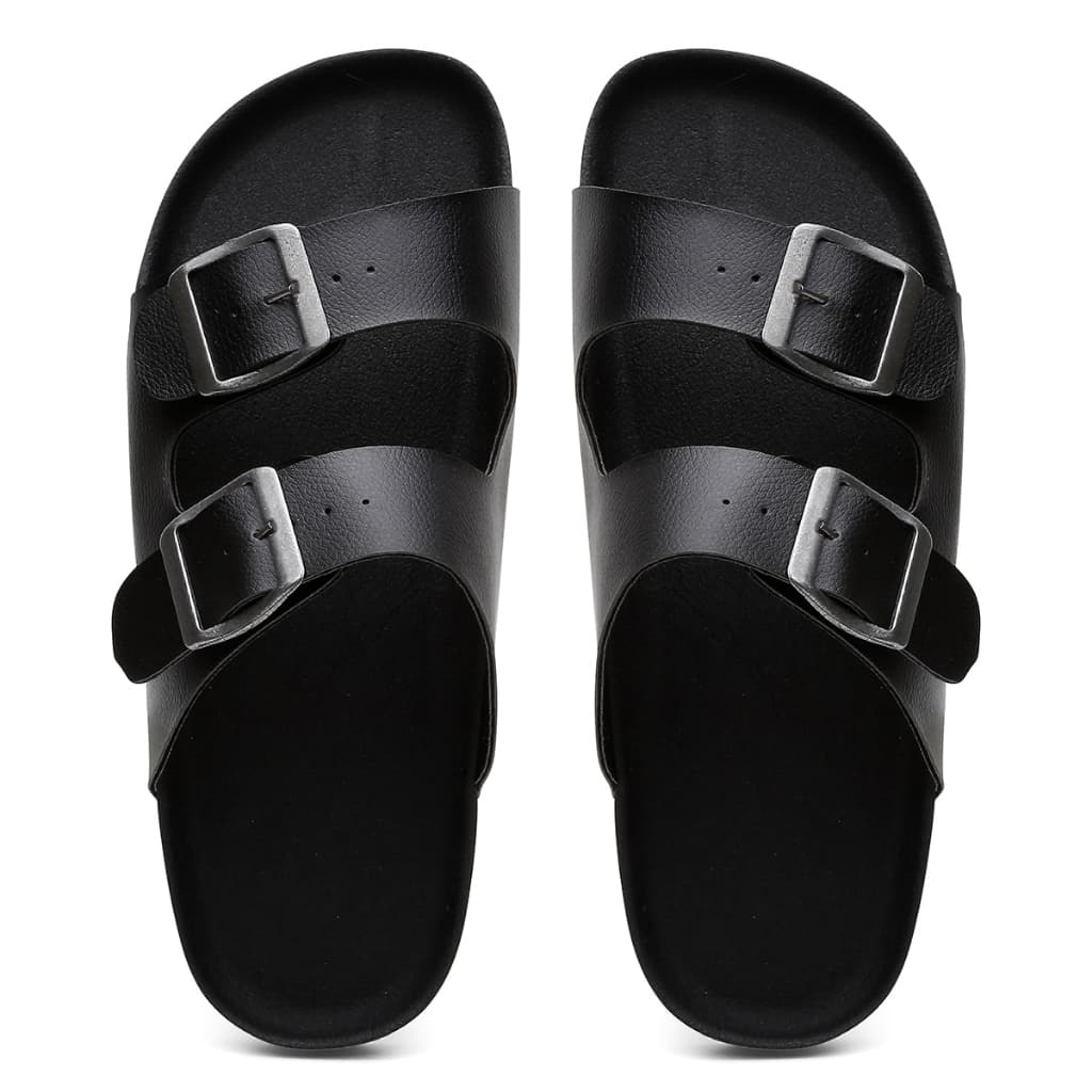 Sandália Birken Confortável  Chinelo Slide Duas Fivelas Antiderrapante