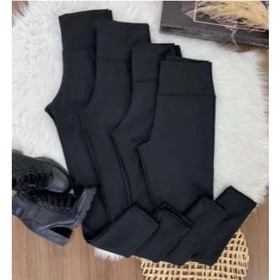 Calça Legging Peluciada Feminina Efeito Modelador