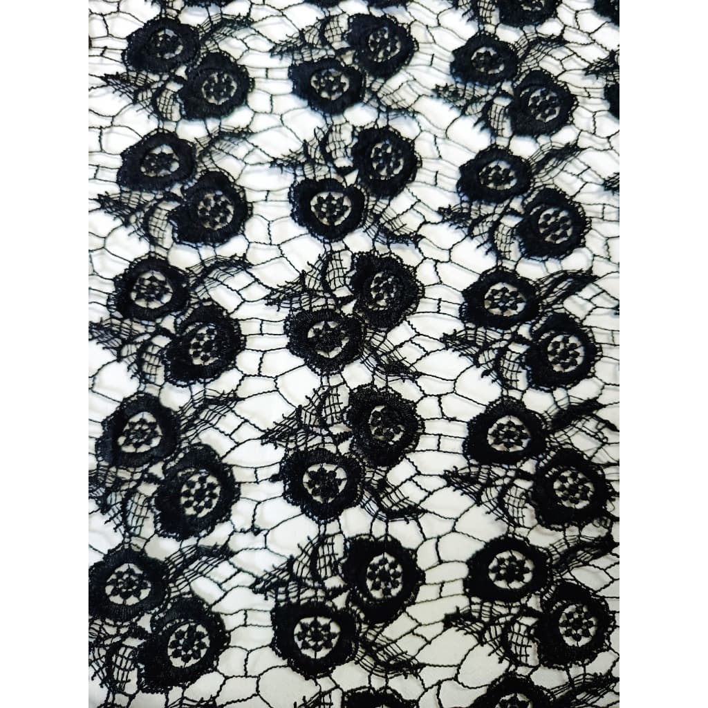 Tecido Chemical Lace Guipir 100% Poliéster - Renda Gripir