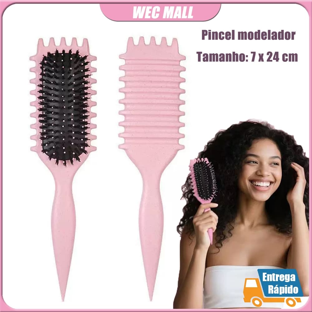 Pente De Ondulação De Cachos Detangling Hair Pente Emaranhados Ferramenta De Estilo De Barbeiro