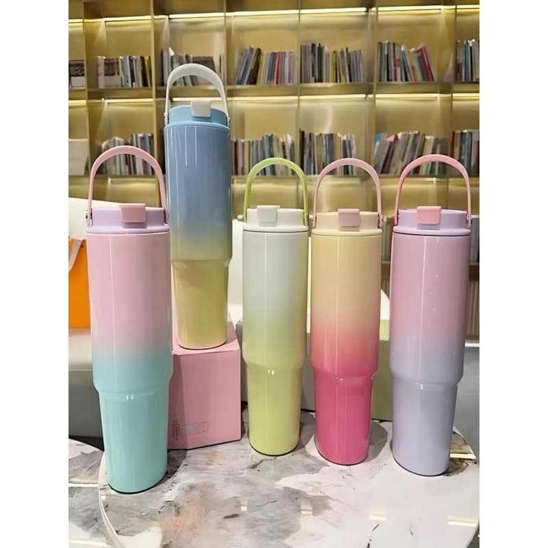 Garrafa Térmica com Alça e Canudo 900ml