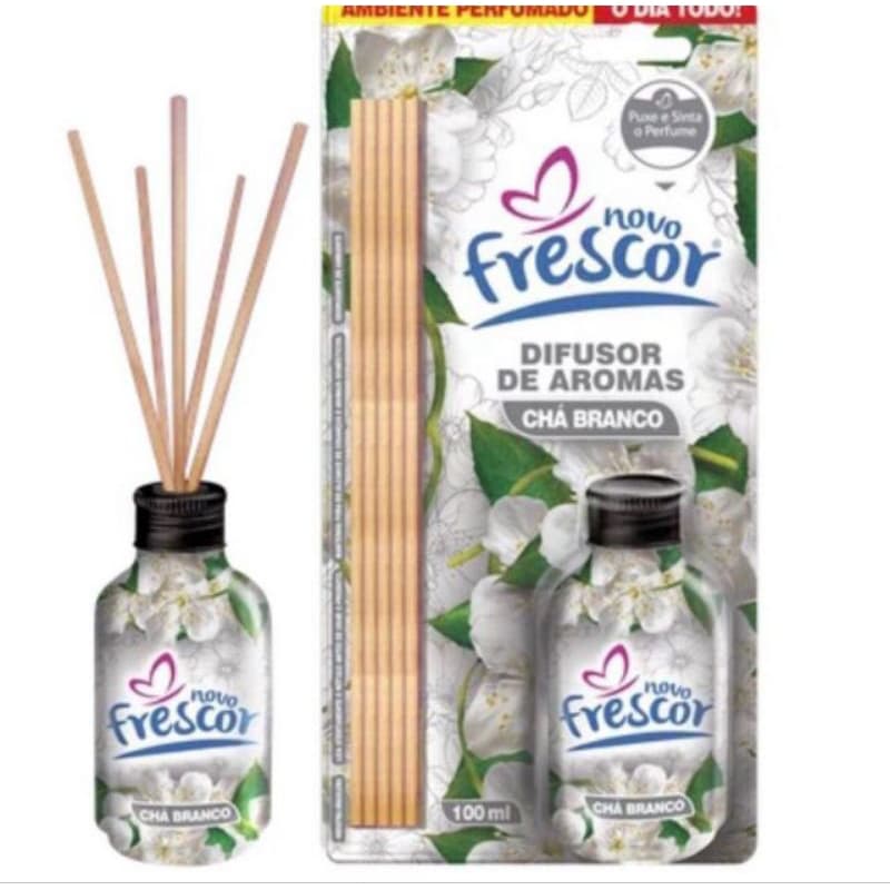 Difusor Chá Branco Aromatizador de Ambientes Varetas 100ml