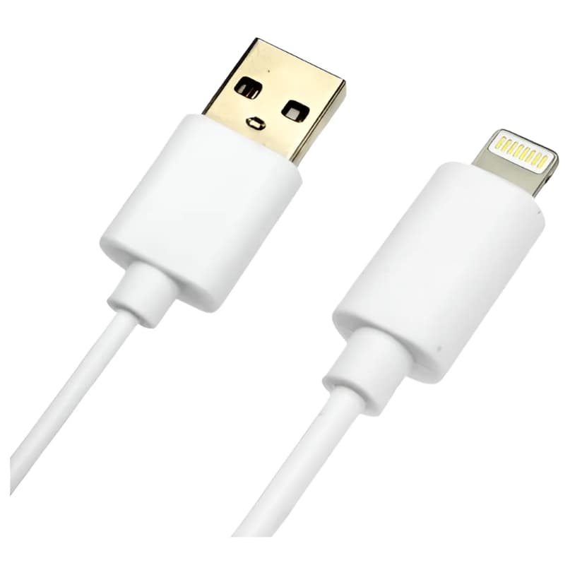 Cabo De Dados para Iphone Lightning 1 Metro Carregamento Rápido Branco