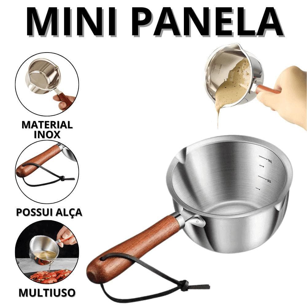 Panela Inox Pequena Panelas Pequenas 300ml Cozinha Multifuncional Utensílios Manteiga Molho Leite