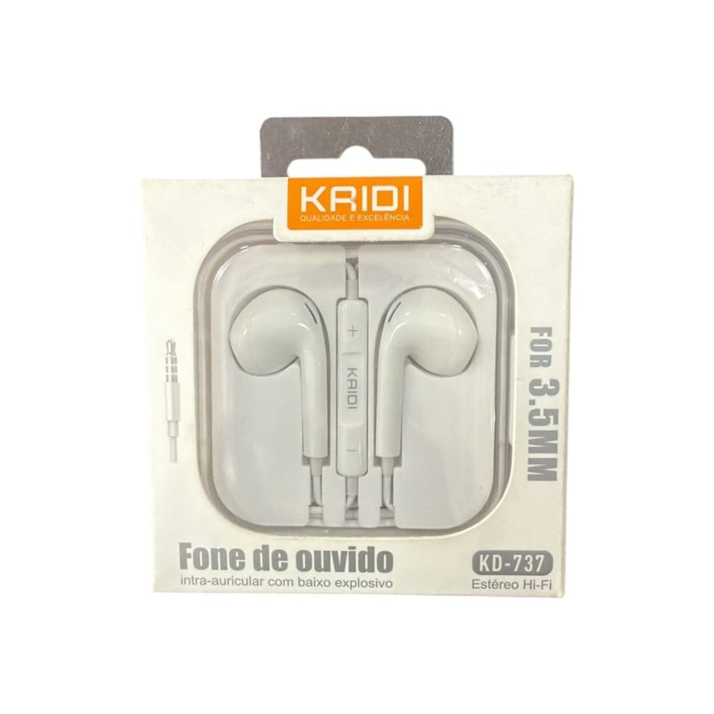 🎧 Fone de Ouvido KD-737 | Som Potente, Confortável e Estilo Moderno